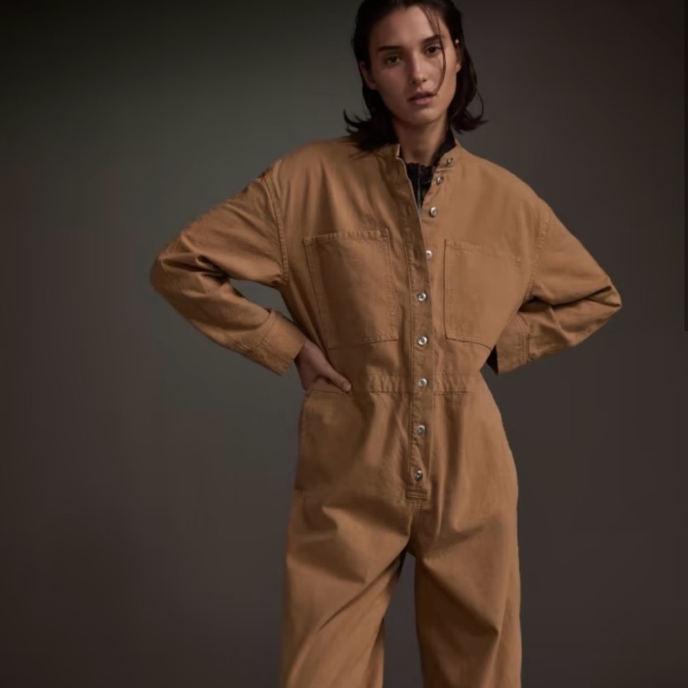 Everlane organic canvas cotton coverall